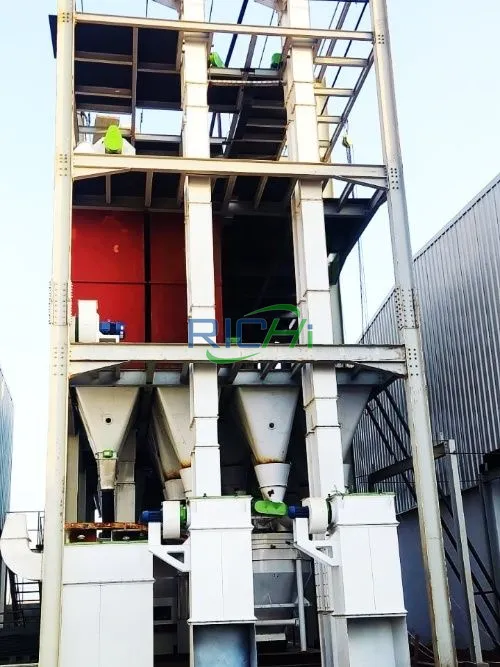 15TPH Poultry and Cattle Feed Pelleting Line in Oman