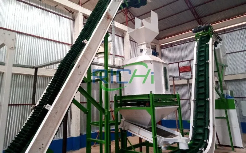 1–2T/H Poultry Feed Pellet Production Line in Burundi