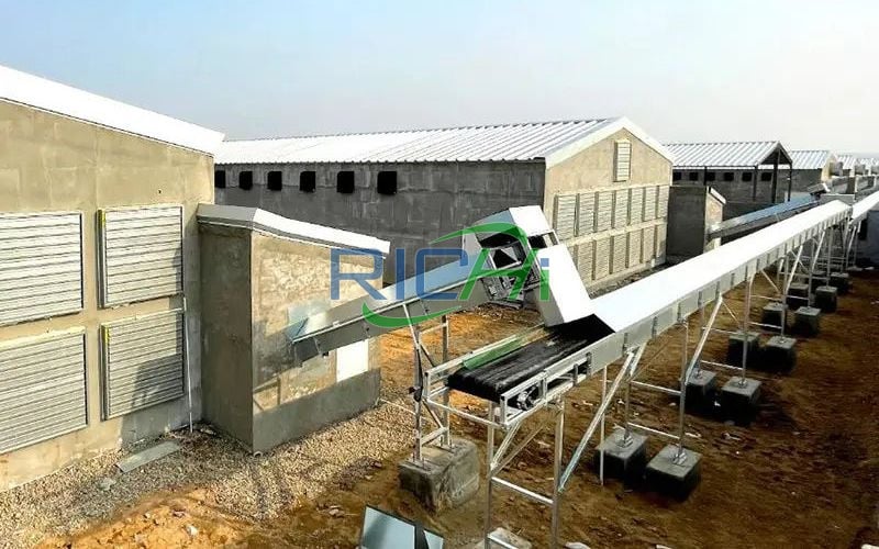 3T/H Laying Hen Manure Fertilizer Production Line in Afghanistan