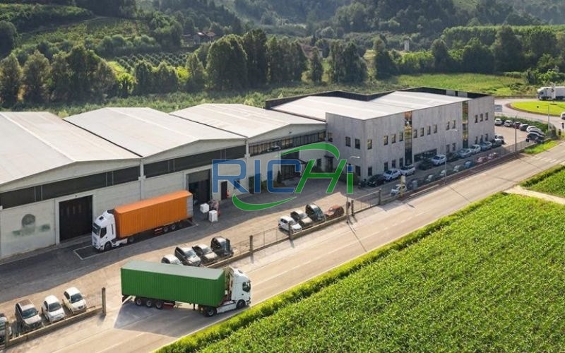 10T/H Animal Manure and Food Waste Fertilizer Pellet Production Line in Brazil