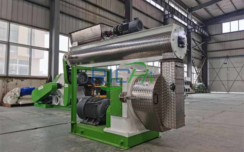 3-4T/H Animal Cow Food Making Machine in Indonesia