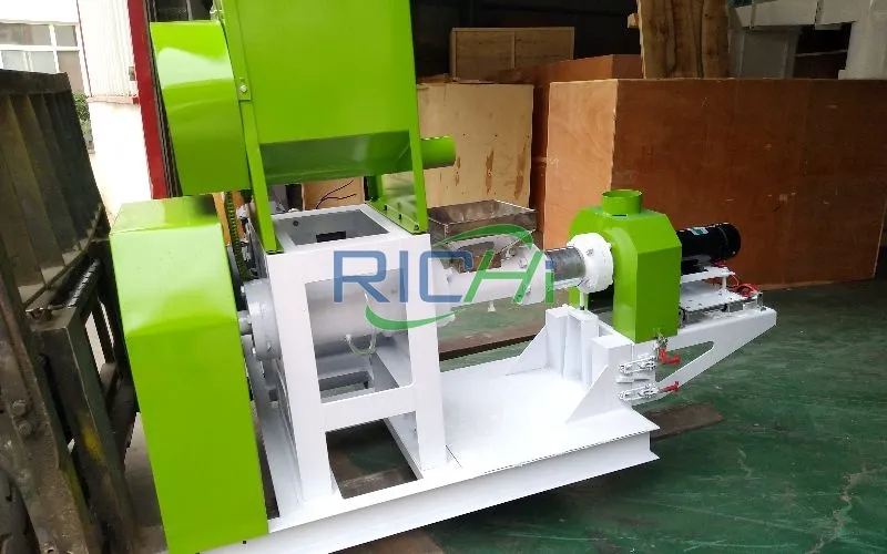 1T/H Powerful Dry Type Floating Fish Feed Extruder in Mongolia