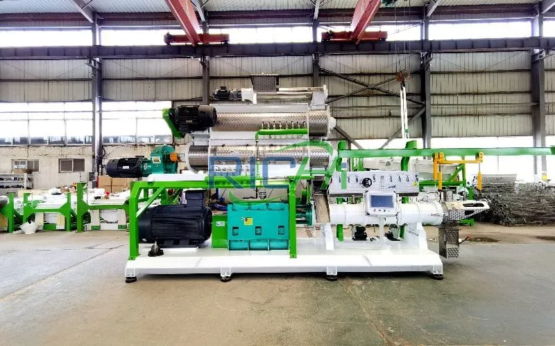 5T/H Fish Feed Extruder Machine in Netherlands