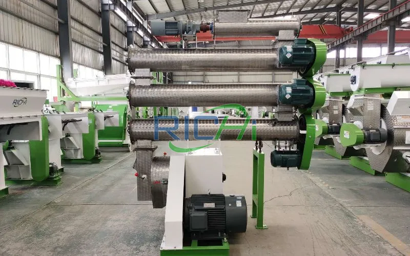 1.5–2.5T/H Shrimp Feed Machine in Egypt