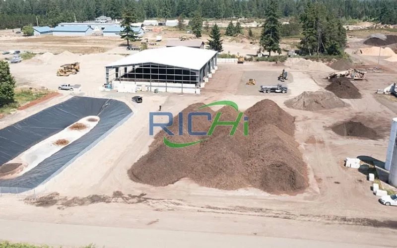 20T/H Livestock Manure Fish Waste Fertilizer Production Line in Indonesia