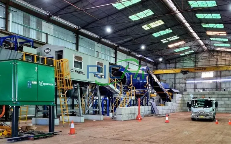 10T/H Fermented Organic Fertilizer Granular Production Line in Morocco