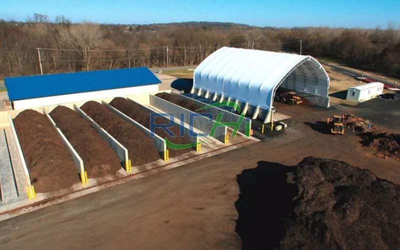 20T/H Cow Dung Chicken Manure Sugar Residue Organic Fertilizer Production Line in Ethiopia