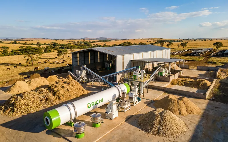 RICHI Machinery Launches 5T/H Straw Fodder Pellet Production Line in Kenya