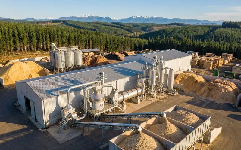 RICHI Machinery Completes 6T/H Pine Pellet Production Line in Chile