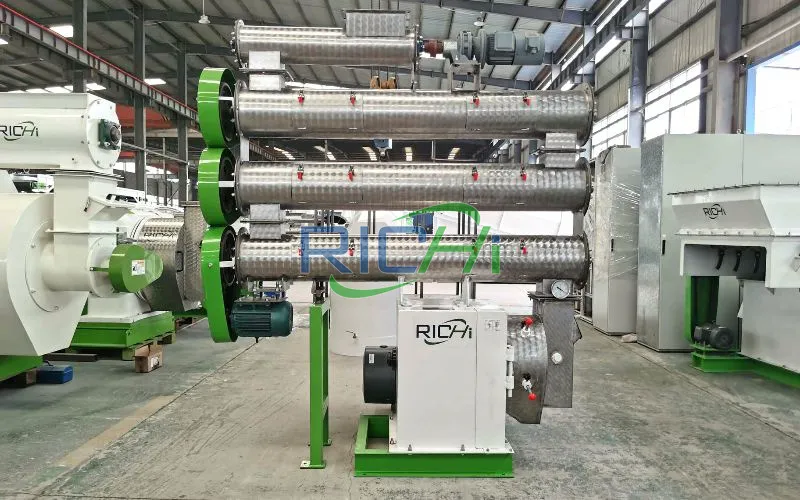 Usine de granulés pour aliments pour crevettes d'une capacité de 0.2 à 0.4 T/H en Bolivie