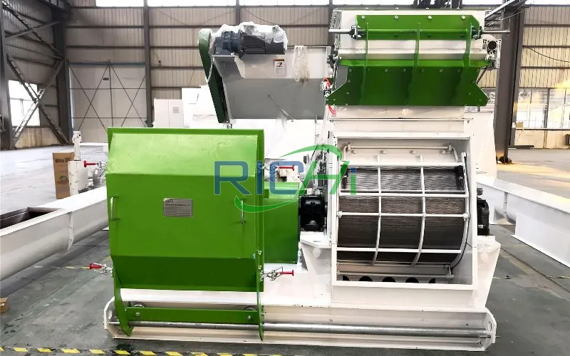 10-12T/H Pig Feed Hammer Mill in USA