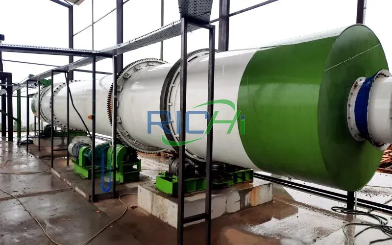 1-1.5T/H Laying Hen Manure Dryer in Pakistan