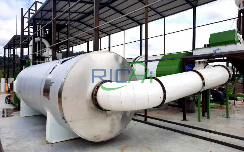 6.5-7.5T/H Organic Fertilizer Dryer Machine in Brazil