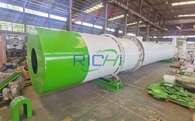 5.5-6.5T/H Pig Manure Dryer Machine in Poland