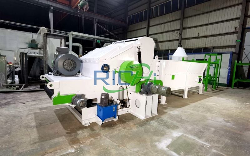 6T/H Industrial Pallet Shredder in Switzerland
