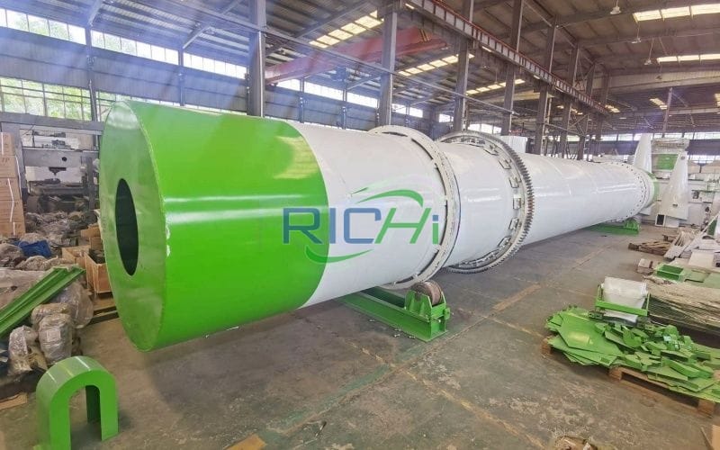 Séchoir rotatif pour sciure de bois en Nouvelle-Zélande