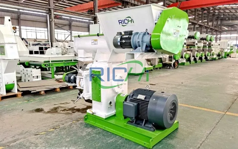 2–2.4 T/H Corn Based Straws Pellet Machine in Brazil