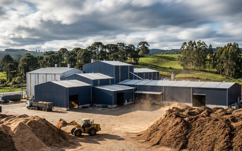 7-8T/H Biomass Pellet Production Line in Chile