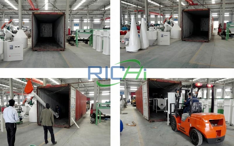 Complete 2T/H Animal Feed Pellet Line Shipped to Cape Verde