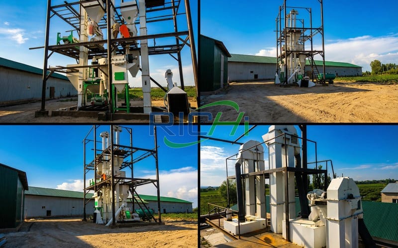 Installation Update 4TH Chicken Feed Pellet Line in Uzbekistan