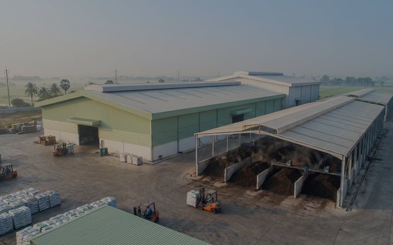 10-15T/H Organic Compost Granule and Powder Production Line in Thailand