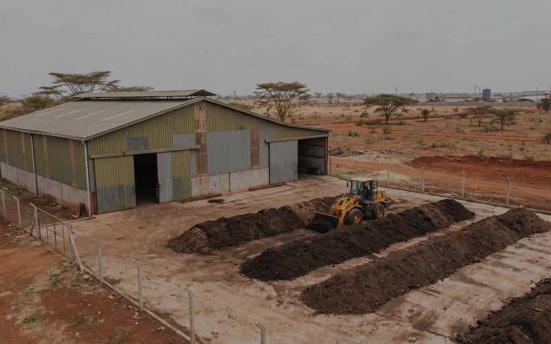 2T/H Organic Fertilizer Powder Production Line in Kenya