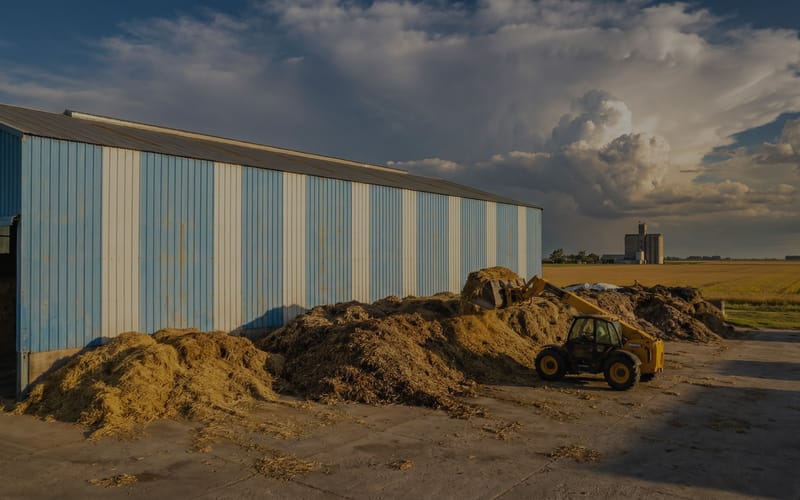 8T/H Agricultural Waste Powder Organic Fertilizer Production Line in Argentina