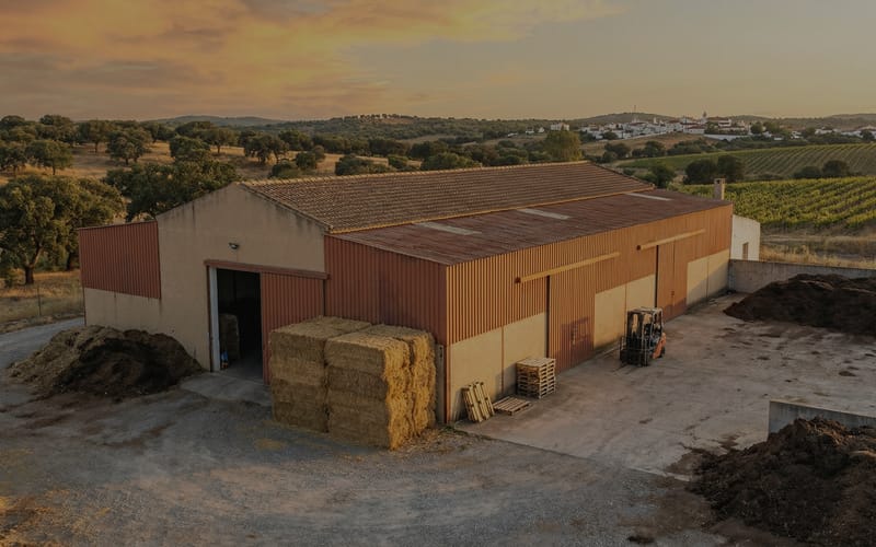 4T/H Straw and Mushroom Residue Powder Fertilizer Production Line in Portugal