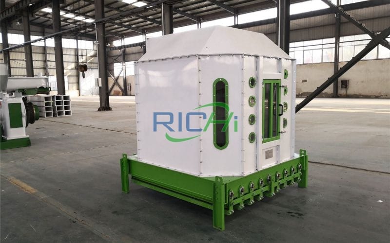 3-5T/H Energy Grass Pellet Cooler in Tanzania