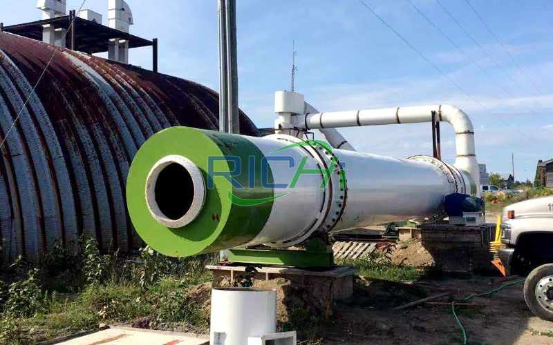 Sawdust Rotary Dryer in Uruguay