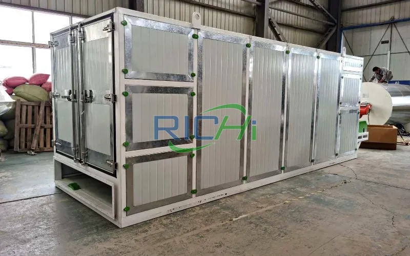 0.6-0.8 T/H Vegetable Mesh Belt Drying Machine in Poland