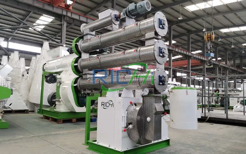 0.6-0.8T/H Shrimp Feed Pelleting Machine in Philippines