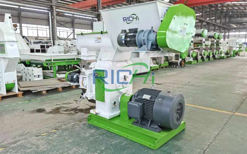 0.8-1.0 T/H Grass Hay Cat Litter Pelletizing Machine in Australia