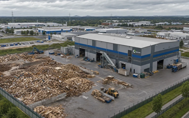 Germany 6TH Used Furniture and Waste Wood Pellet Line Reaches Test-Run Stage