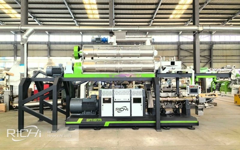 1.5–2.0 T/H Koi Carp Feed Extruder Machine in Japan