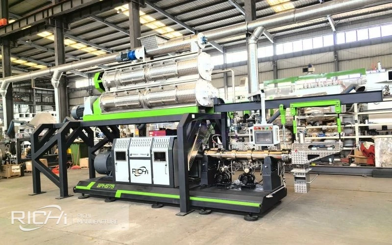 2.5–3.0 T/H Carp Feed Extruder Machine in the United States