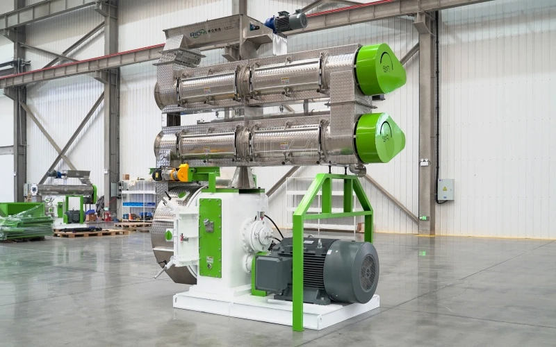 3-4T/H Starch Based Cat Litter Pellet Making Machine in Brazil