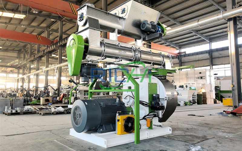 4–5 T/H Pelletizing Machines Alfalfa in Mongolia