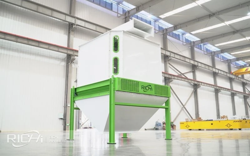 3-5T/H Fish Feed Pellet Cooler in Norway