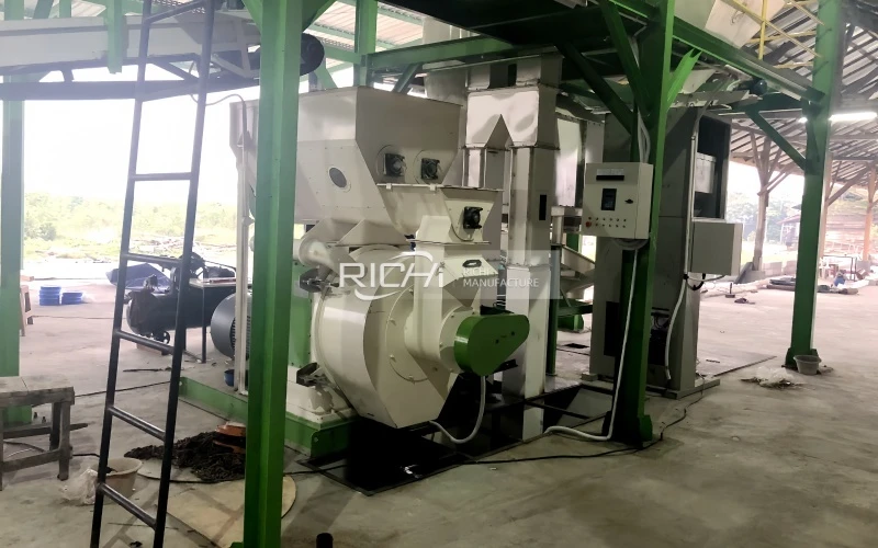 3–4 T/H EFB Pellets Machine in Indonesia