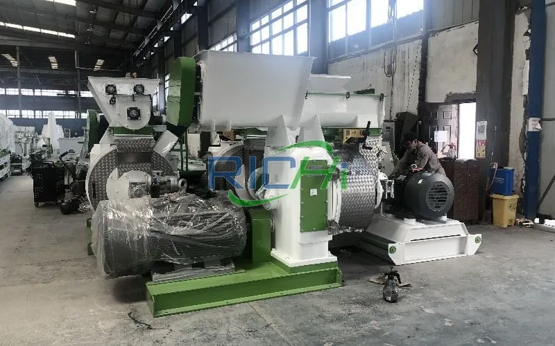 200-300 KG/H Coffee Husk Pelletizing Machine in Colombia