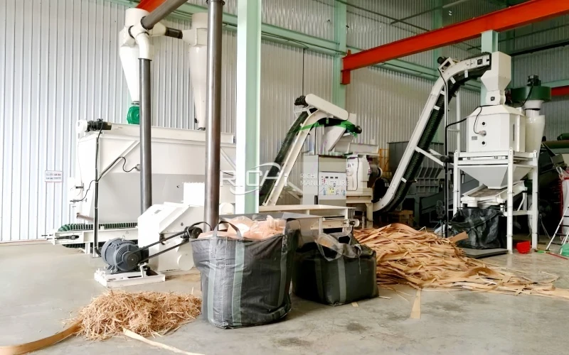 RICHI 1-2 TH Wood Pellet Production Line Shipped to Taiwan