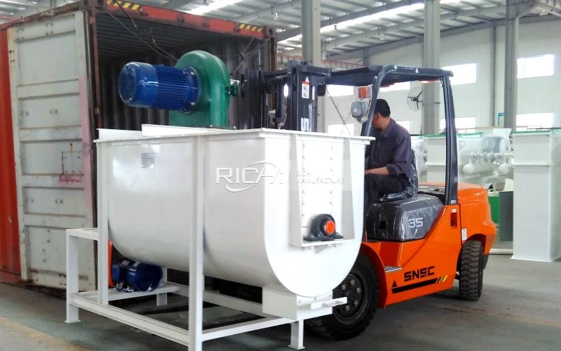 RICHI Ships 1-2 T/H Chicken Feed Line for Turkish Farm Customer