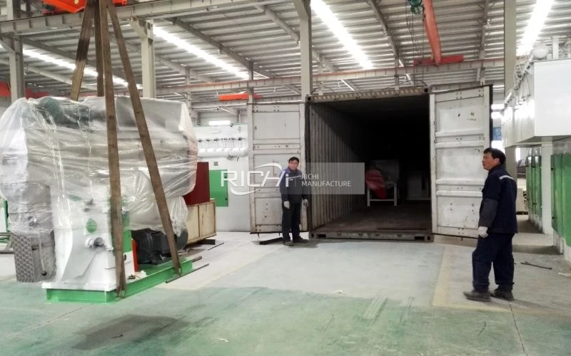 RICHI feed mill equipment pre-dispatch handover for Palestine customer