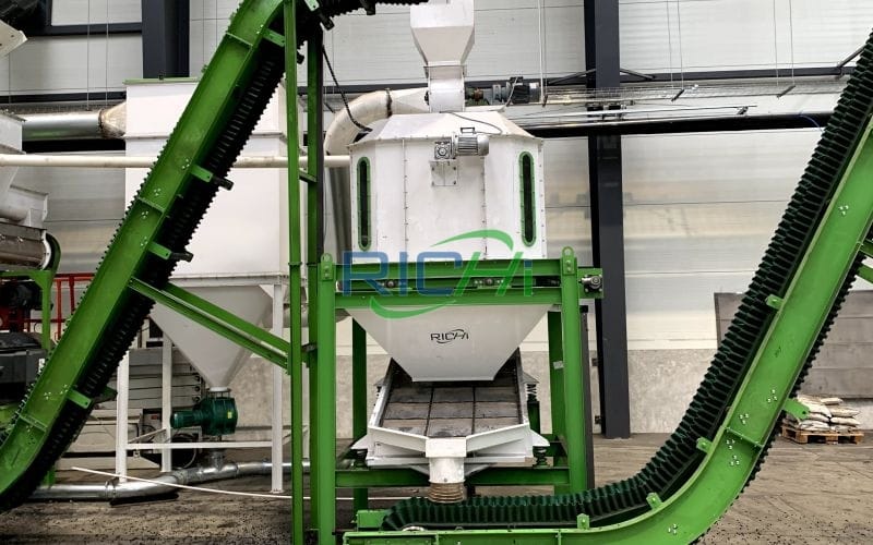 25–30 T/H Aqua Feed Pellet Cooler in Vietnam