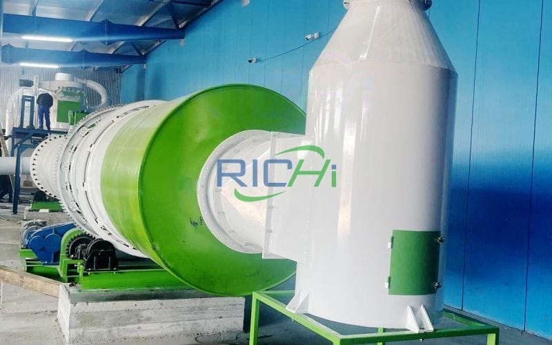 3.5–4.5 T/H Sugar Beet Waste Dryer in Hungary