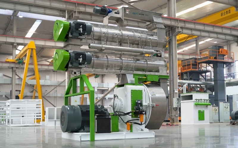 10–12 T/H Ring Die Feed Pellet Machine in Mexico