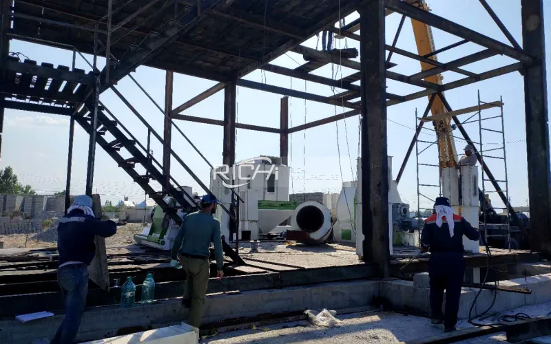 Installation Underway for RICHI 10 T/H Turnkey Feed Mill Project in Uzbekistan