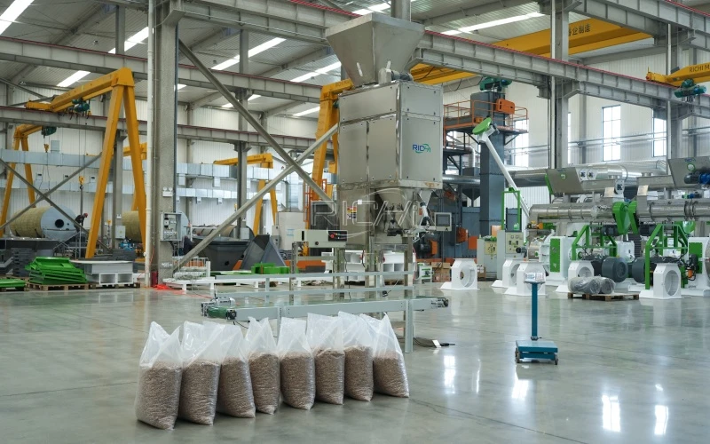 Formulated Feed Bagging Machine in Belgium