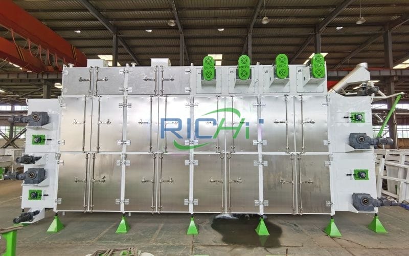 400–500 KG/H Sewage Sludge Belt Dryer in Poland